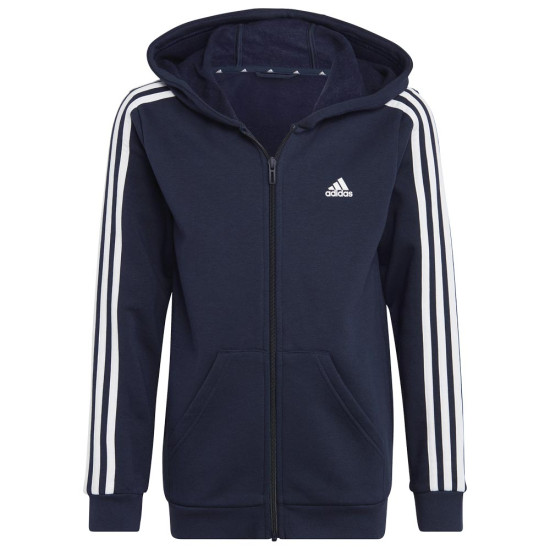 Adidas Παιδική ζακέτα Essentials 3-Stripes Fleece Full-Zip Hoodie
